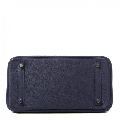 Hermes Togo Birkin 30 Bleu Nuit 5 of 31