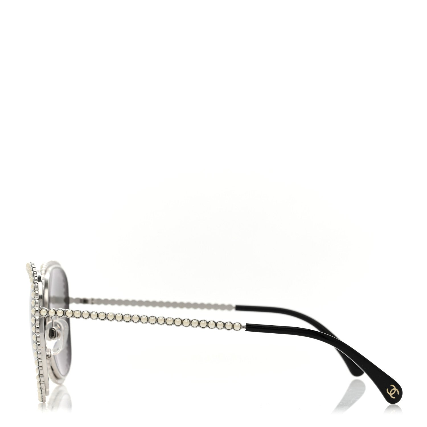 Chanel Beaded Sunglasses 71337 Silver 3 of 9