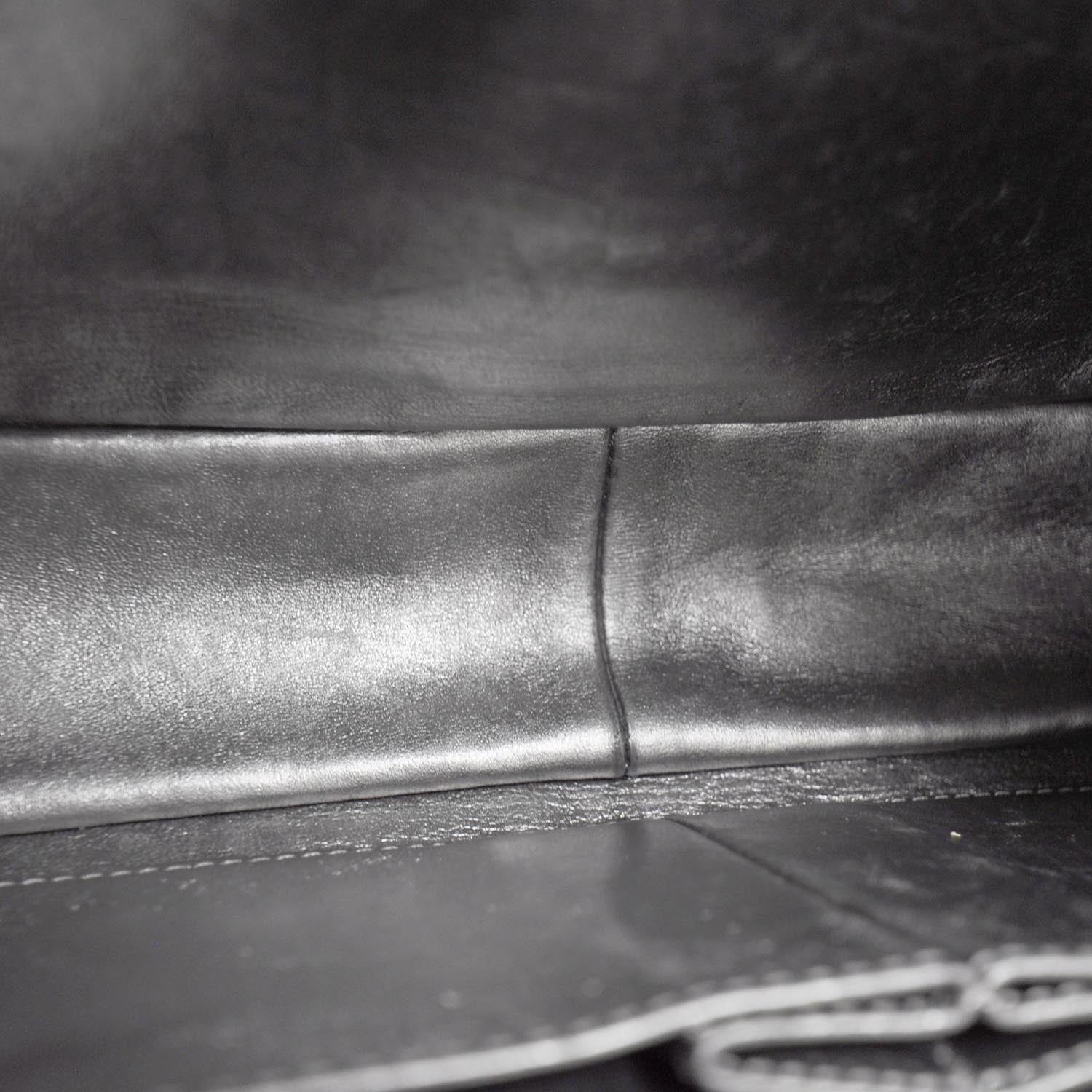 Chanel Distressed Leather 2.55 Reissue 226 Flap Silver 6 of 9