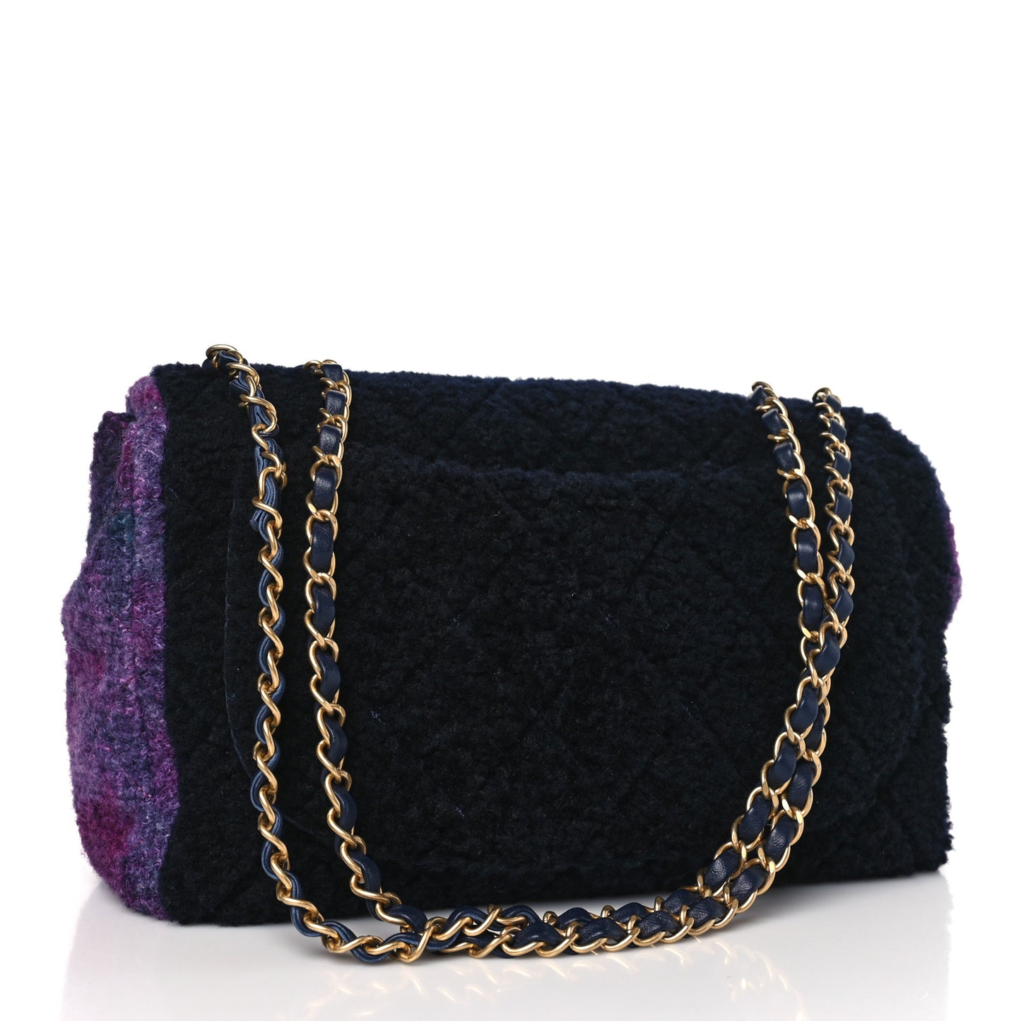 Wool Quilted Jumbo Flap Multicolor