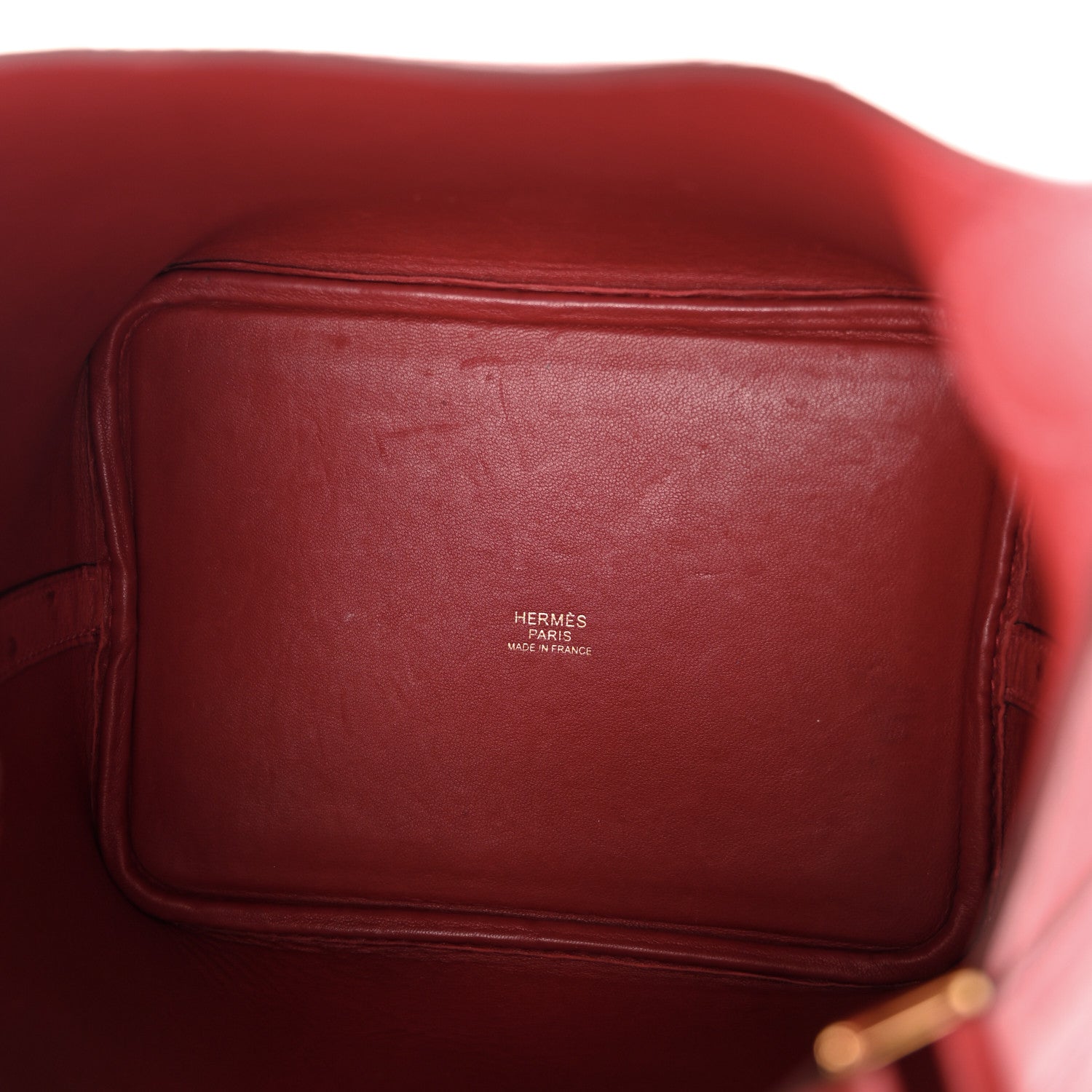 Hermes Ostrich Picotin Lock 18 Rouge Vif 5 of 12