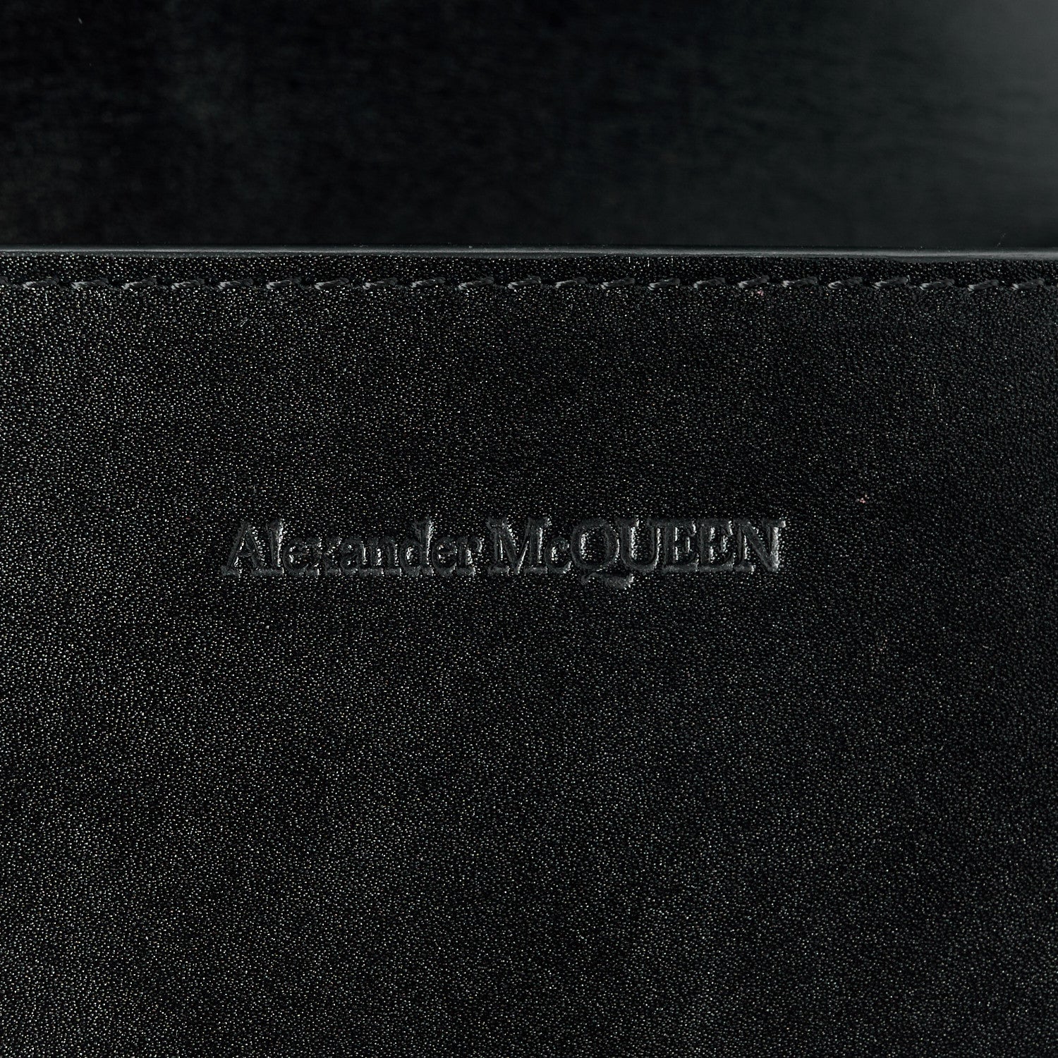 Alexander McQueen Calfskin Knuckle Crossbody Black 8 of 11