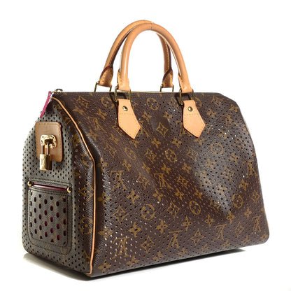 Louis Vuitton Monogram Perforated Speedy 30 Fuchsia 3 of 7