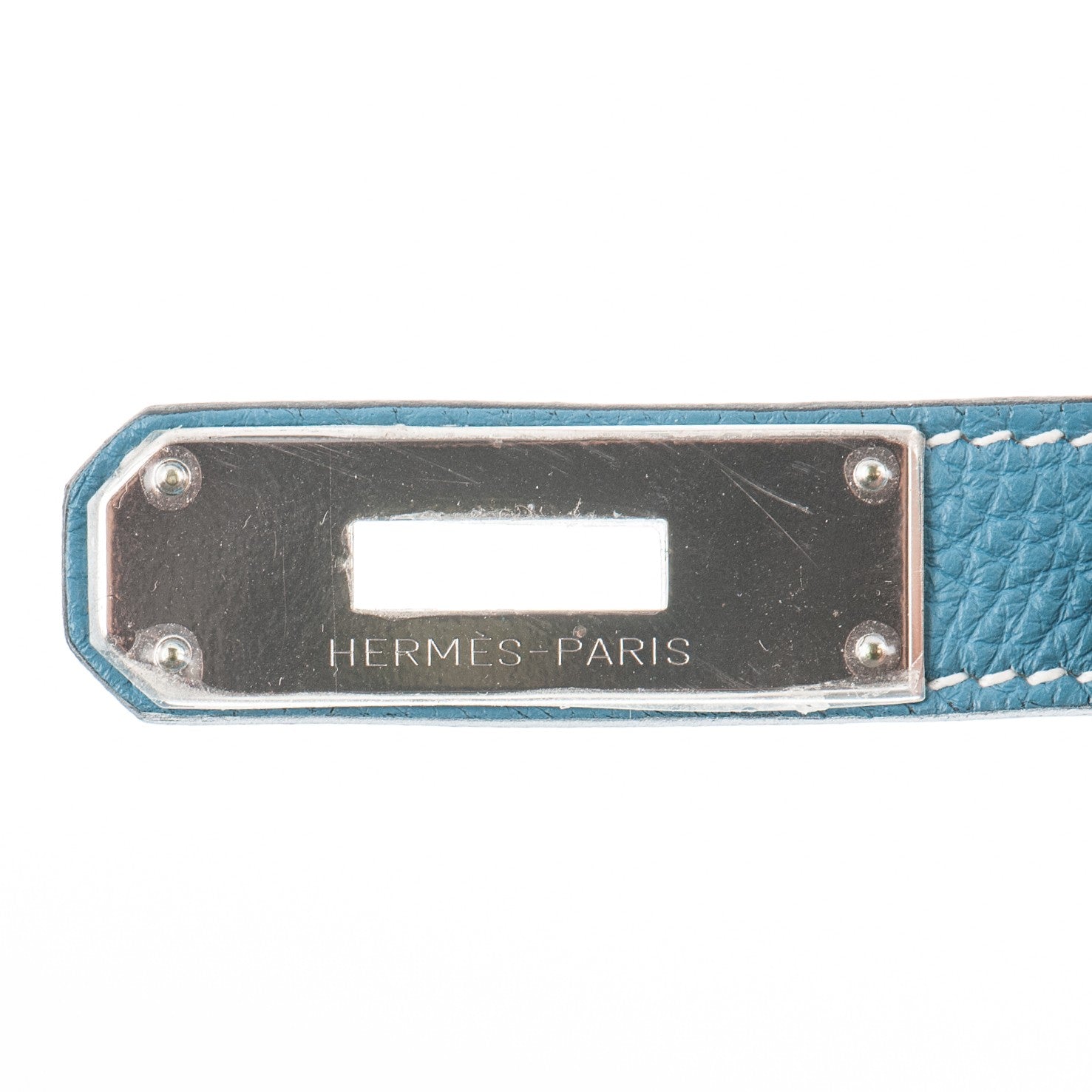 Hermes Togo Kelly Retourne 32 Blue Jean 7 of 30