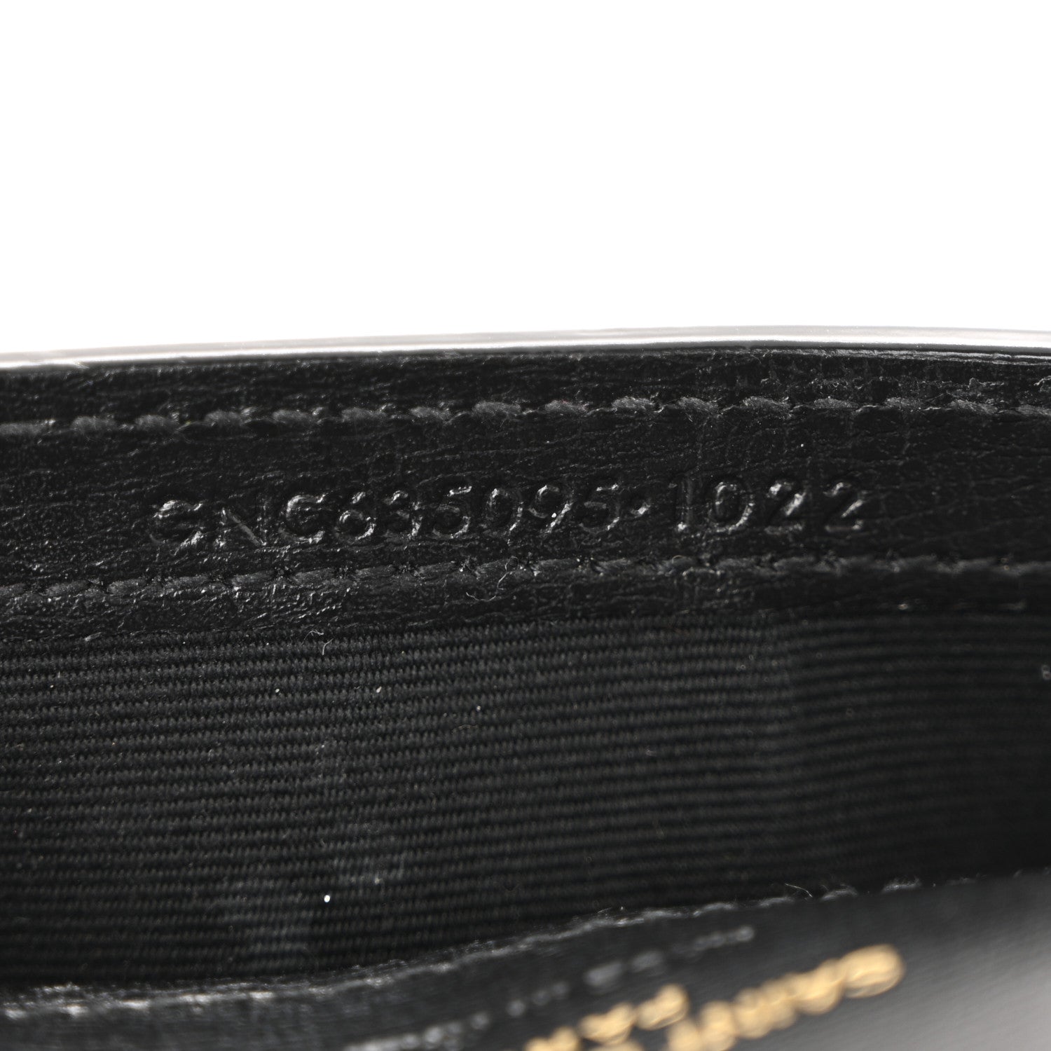 Saint Laurent Smooth Calfskin Monogram Phone Holder Crossbody Black 7 of 13