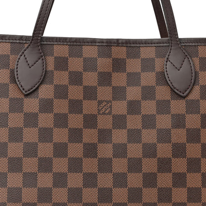 Louis Vuitton Damier Ebene Neo Neverfull MM Rose Ballerine 9 of 15