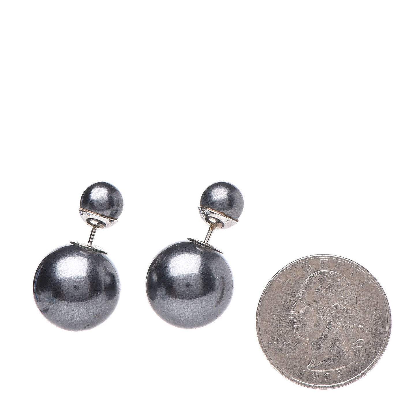 Mise En Dior Tribal Earrings Grey