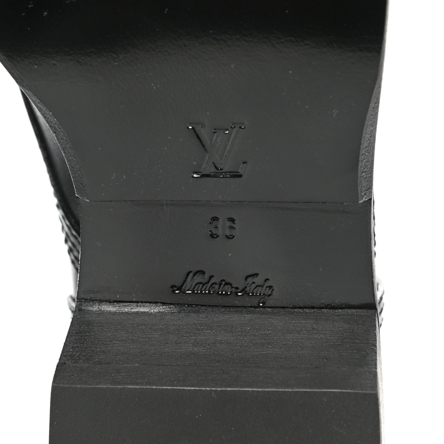 Louis Vuitton Calfskin Monogram Metropolis Flat Ranger Boots 36 Black 6 of 7