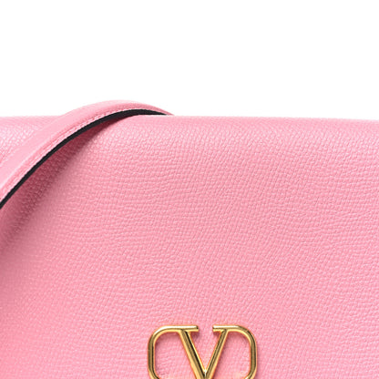 Valentino Garavani Grainy Calfskin Vlogo Pouch With Chain Candy Rose 7 of 10