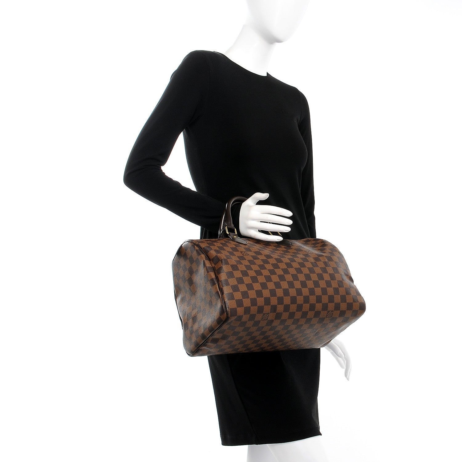 Louis Vuitton Damier Ebene Speedy 35 2 of 9
