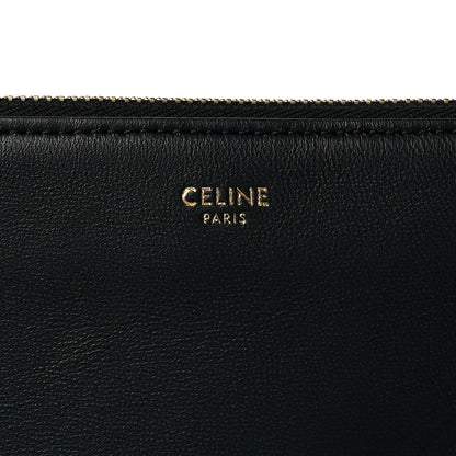 Celine Lambskin Small Trio Crossbody Bag Black 9 of 11