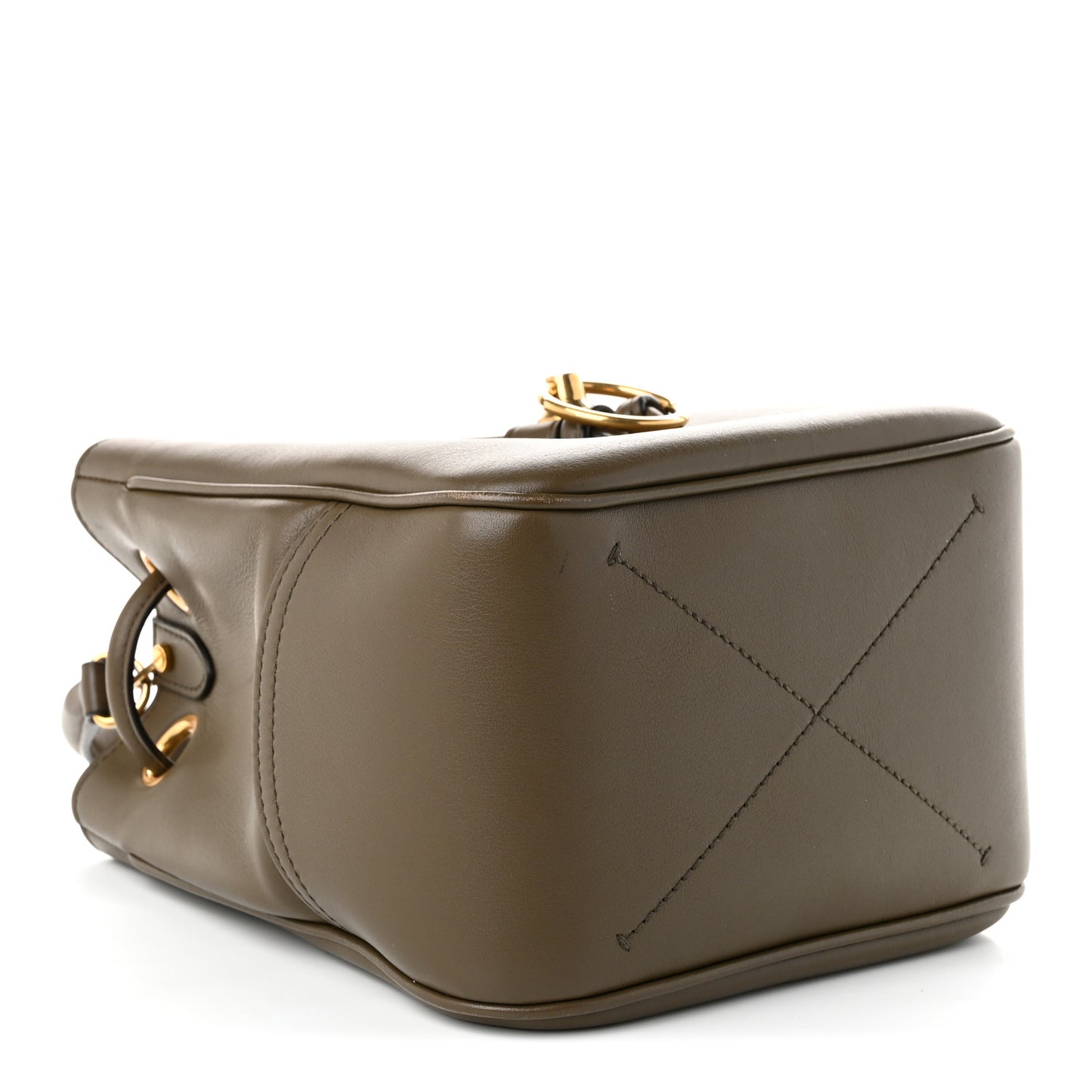 Silky Calfskin Small Hampstead Dark Palm
