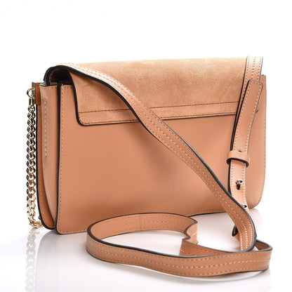 Chloe Suede Calfskin Small Faye Shoulder Bag Blushy Pink 3 of 9