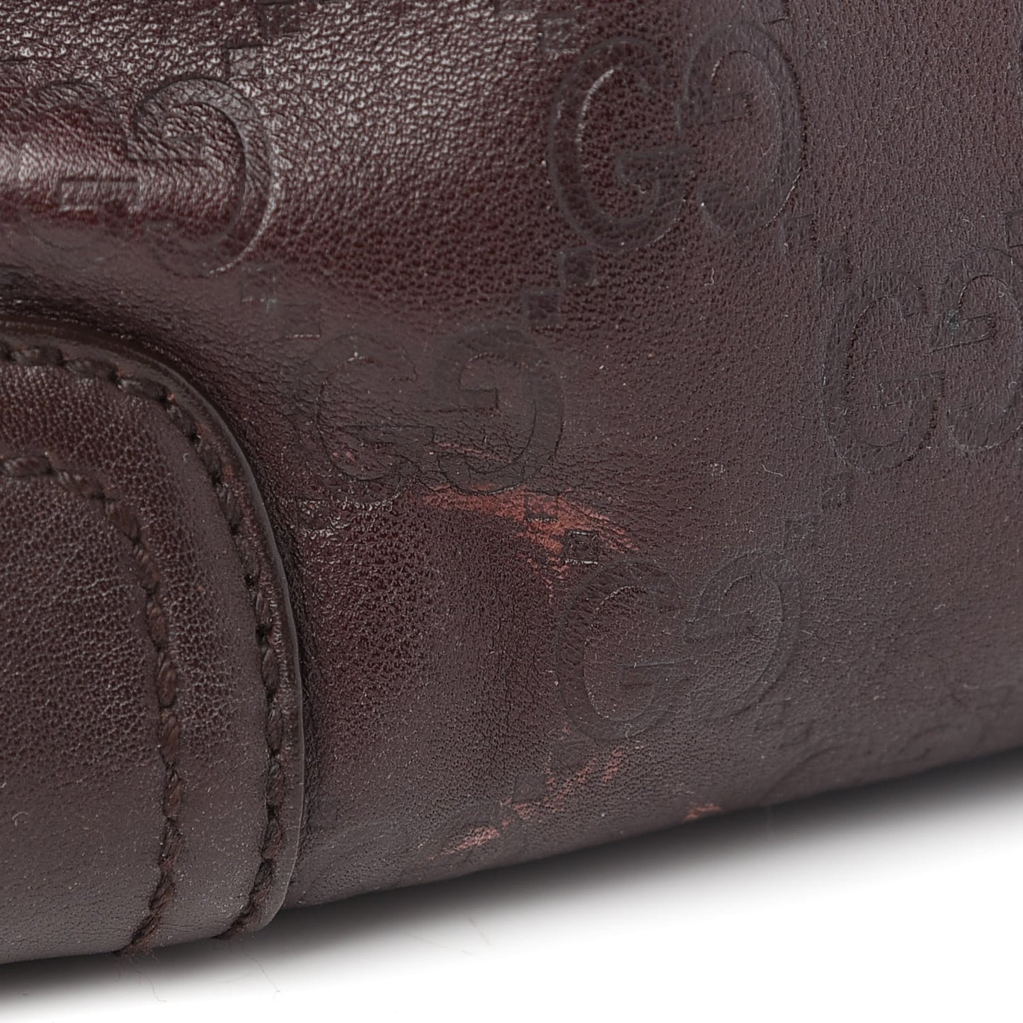 Guccissima Small Princy Satchel Brown