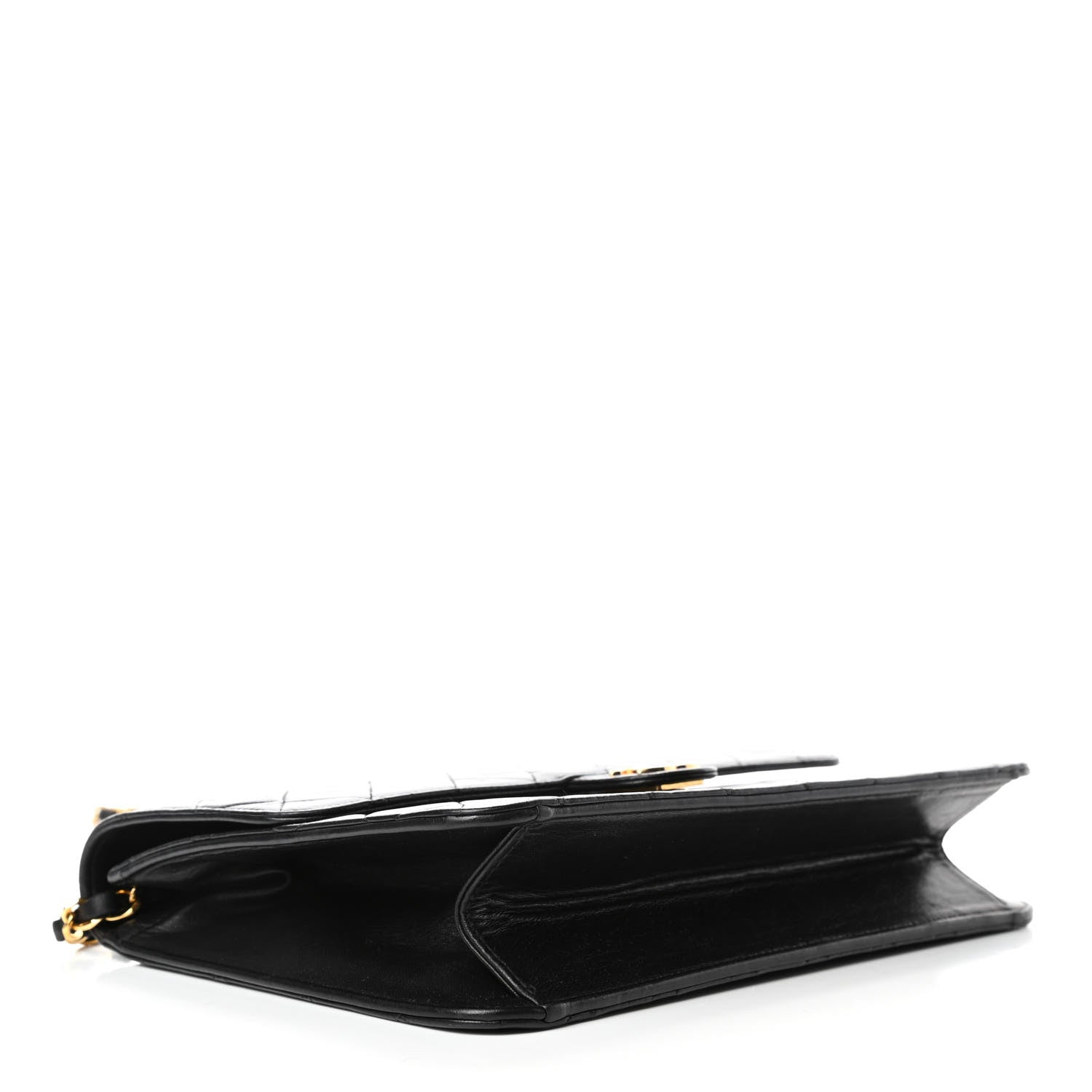 Chanel Lambskin Quilted Medium Single Flap Black 3 of 4