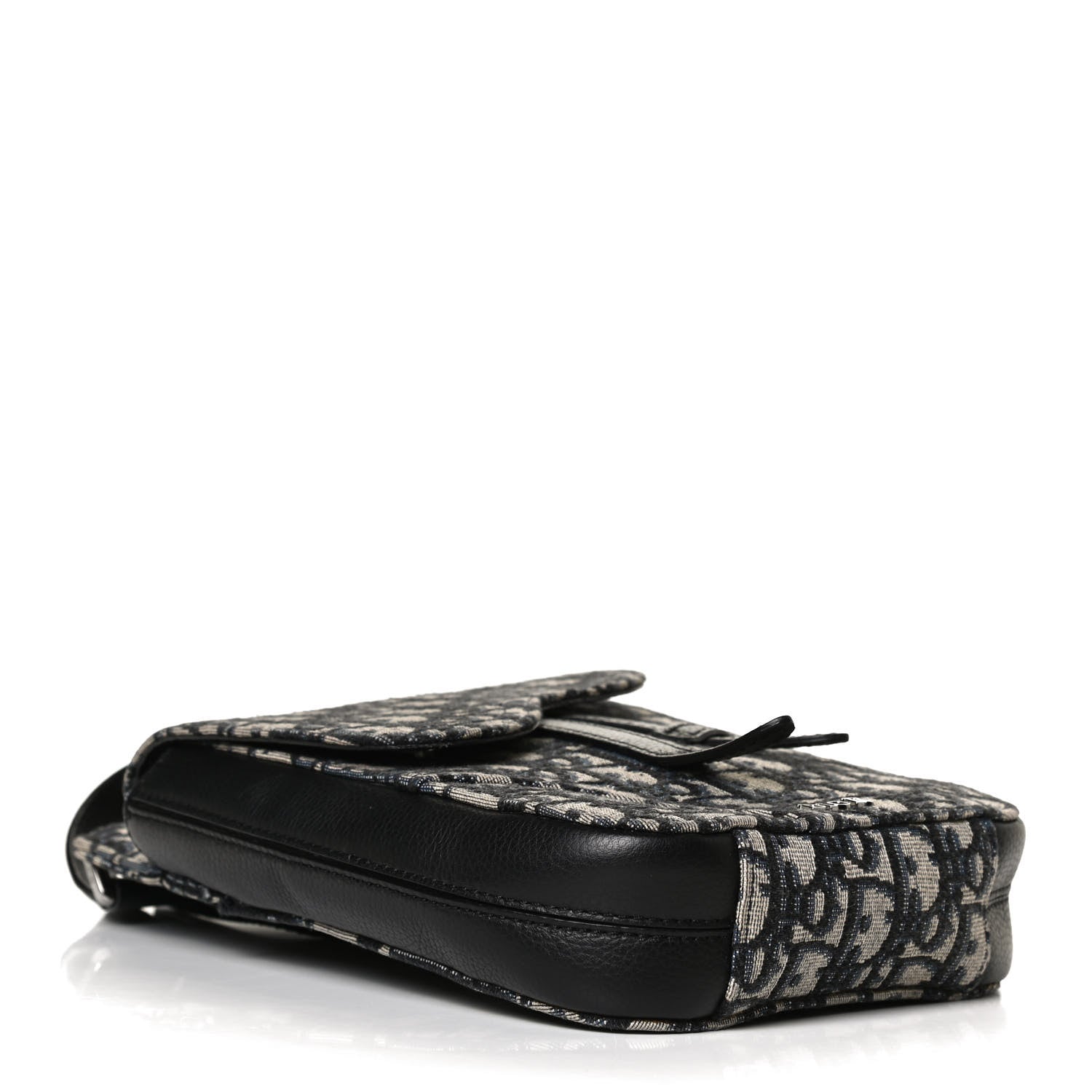 Christian Dior Oblique Saddle Pouch Blue 3 of 11