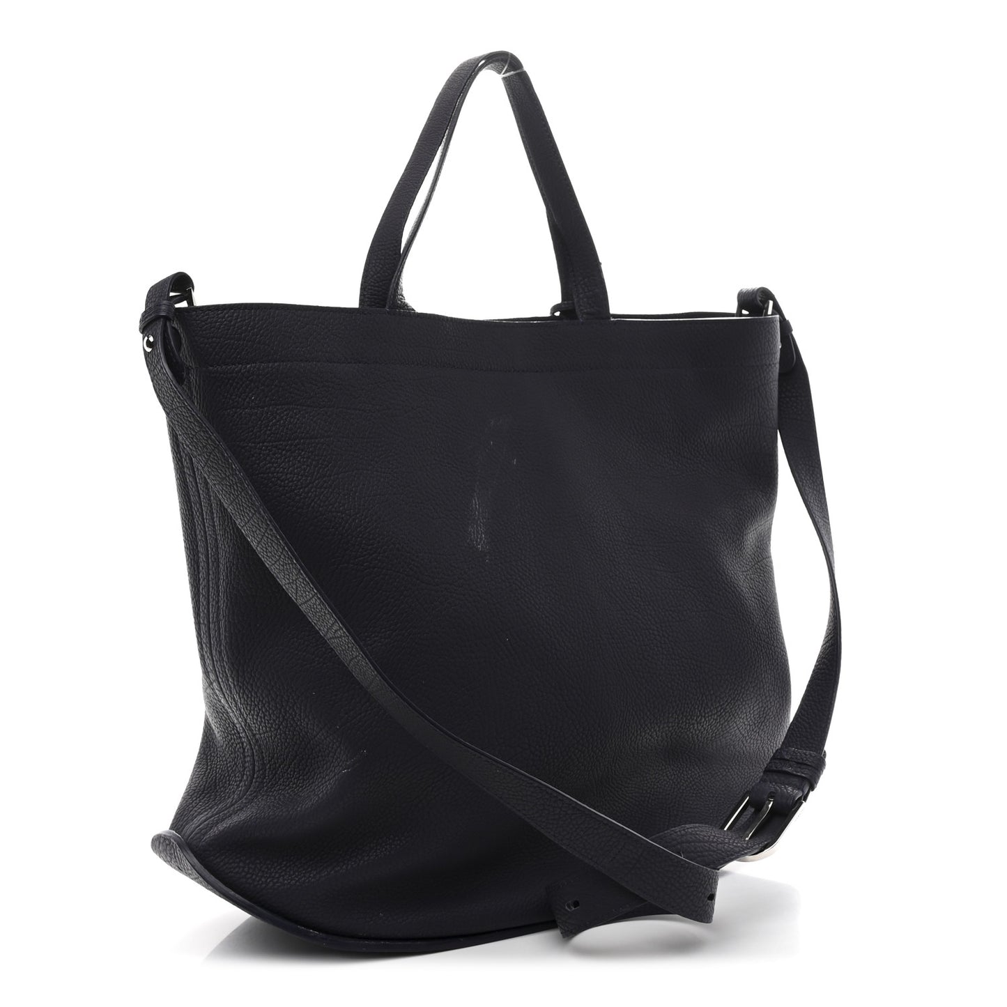 Grained Calfskin Le Pin Tote Indigo