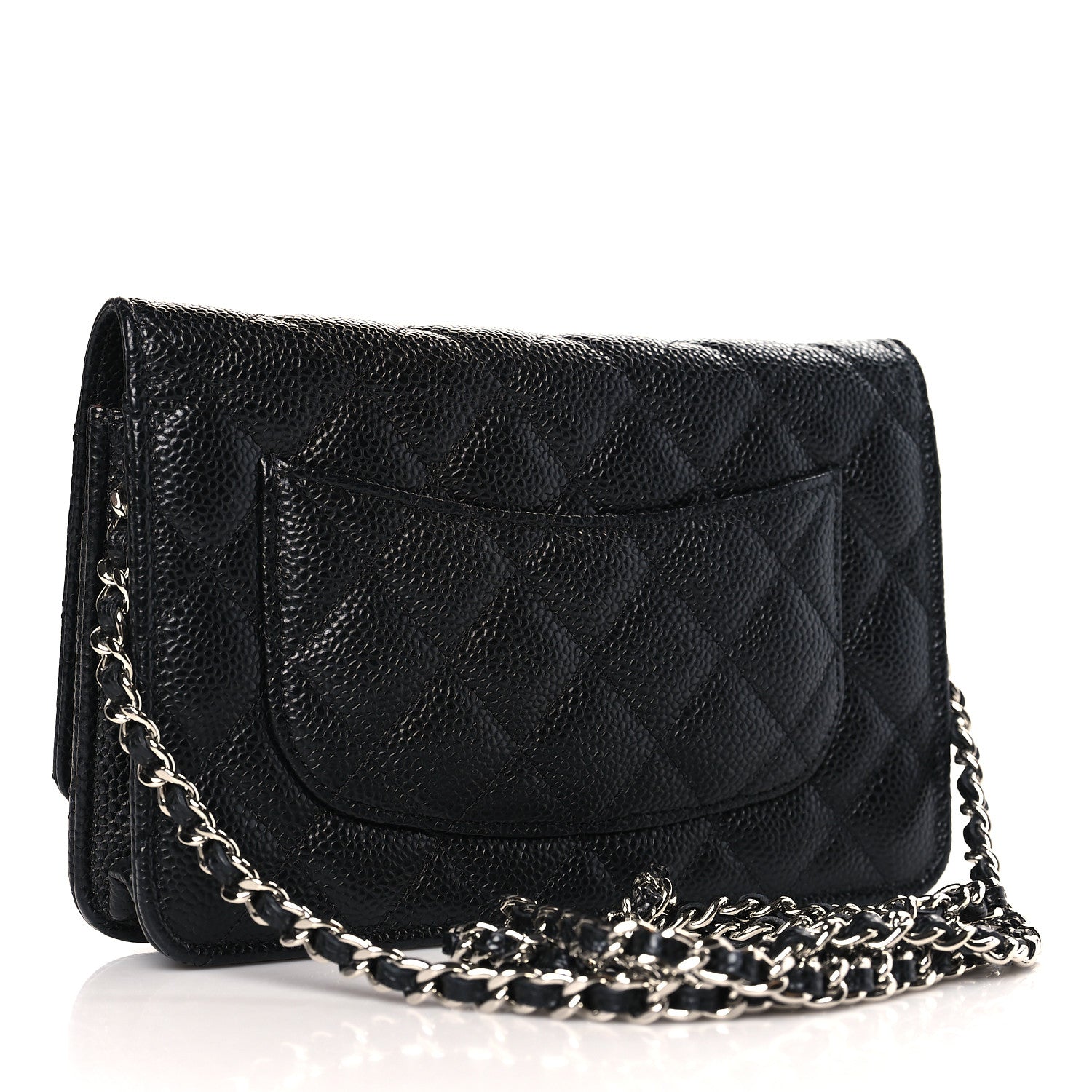 Chanel Caviar Quilted Wallet on Chain WOC Black 3 of 10