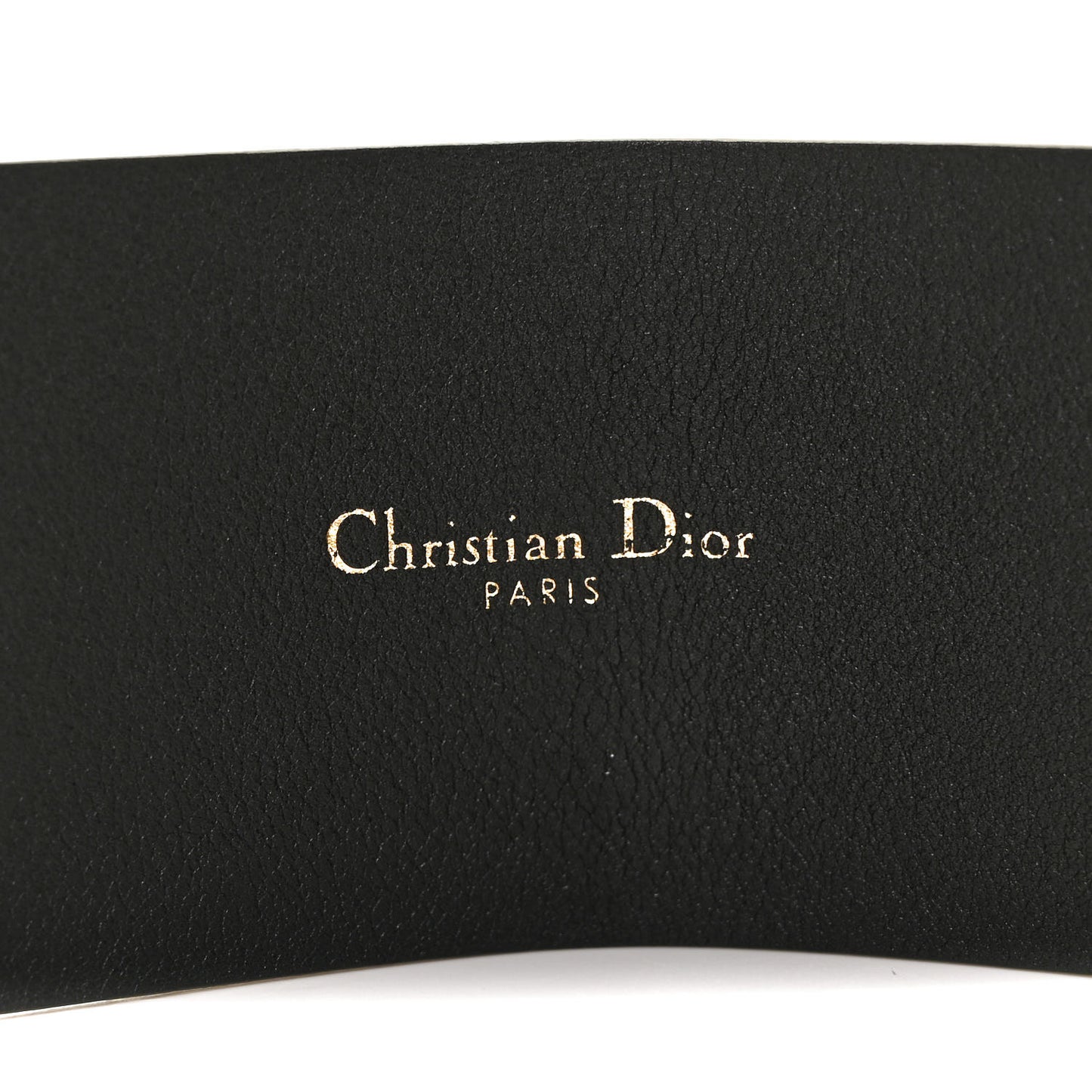 Calfskin Diorquake Belt 80 Black