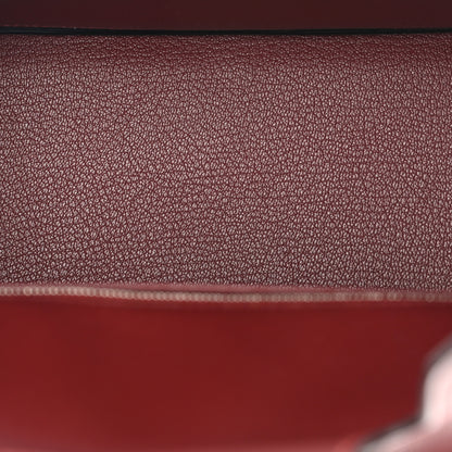 Hermes Togo Birkin 25 Rouge H 5 of 11