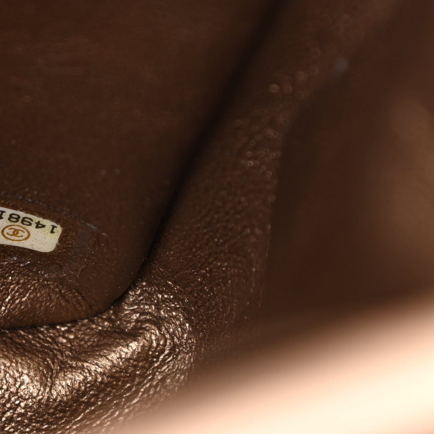 Metallic Aged Calfskin Quilted 2.55 Reissue 227 Flap Bronze