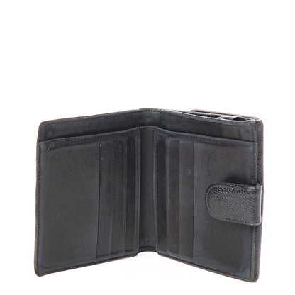 Chanel Caviar Timeless CC Compact French Wallet Black 4 of 14
