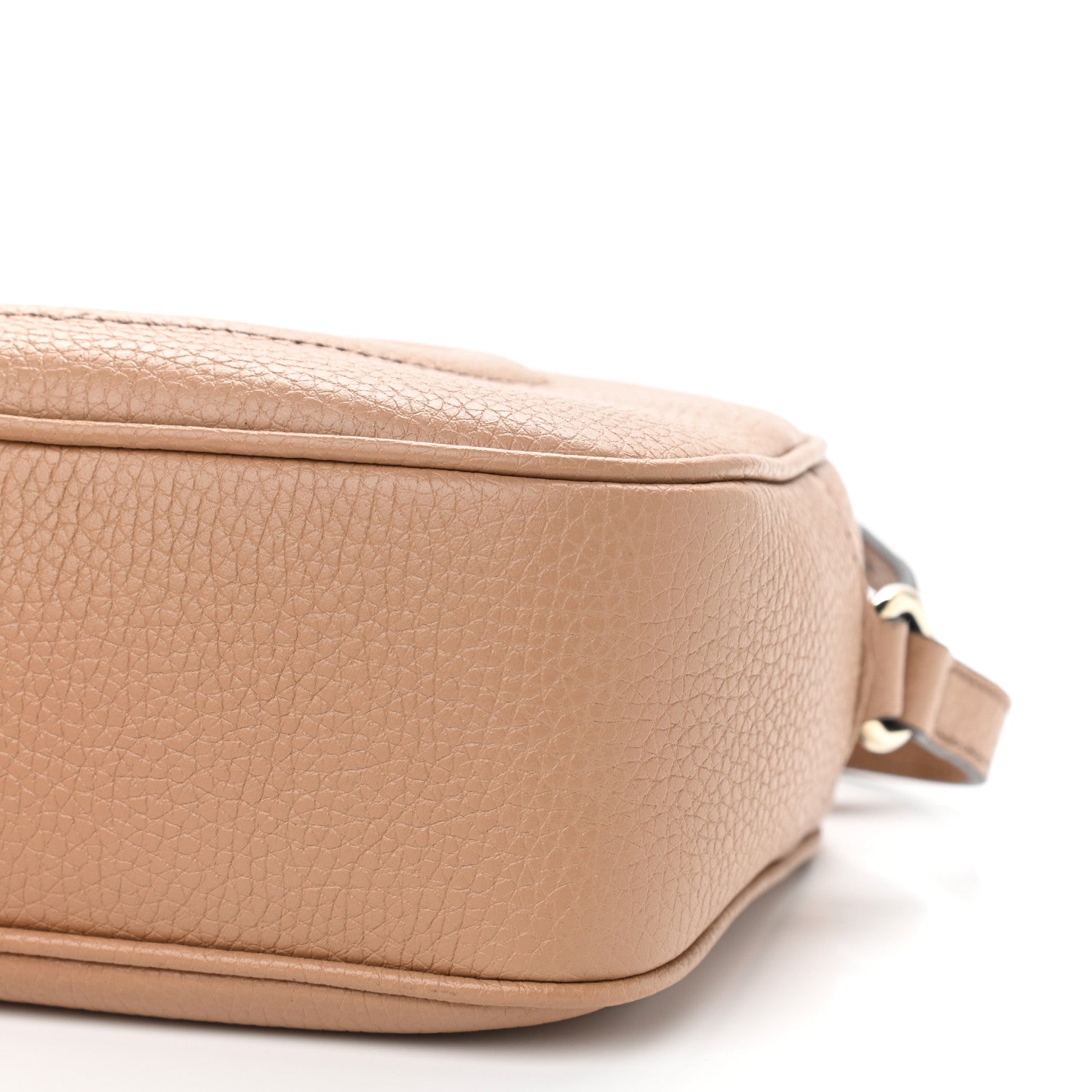 Gucci Pebbled Calfskin Small Soho Disco Bag Camelia 10 of 11