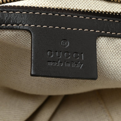 Gucci Monogram Small Lovely Heart Tote Dark Brown 6 of 11