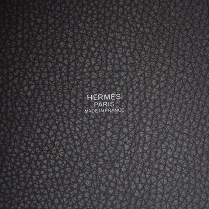 Hermes Taurillon Clemence Picotin Lock 22 MM Etain 7 of 9