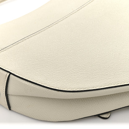 Christian Dior Grained Calfskin Saddle Bag With Strap Latte 12 of 17