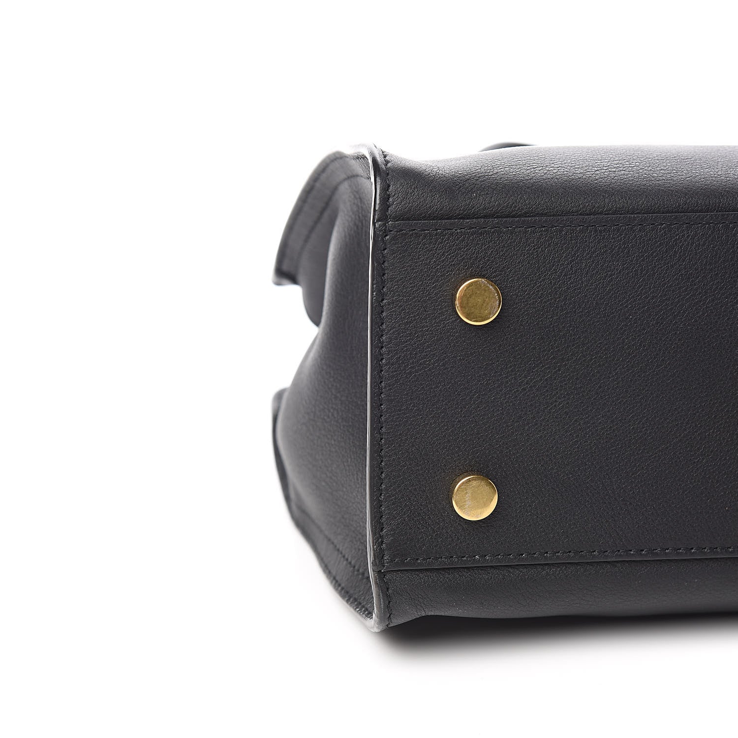 Saint Laurent Calfskin Monogram Baby Downtown Cabas Black 8 of 10