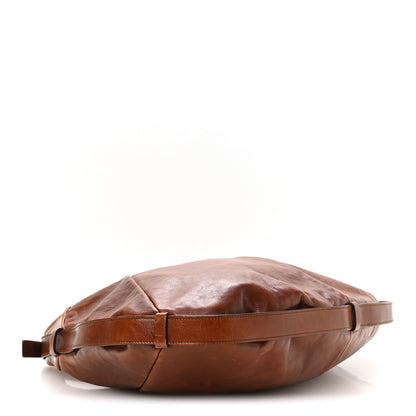 Saint Laurent Buffalo Mombasa Horn Hobo Brown 4 of 10