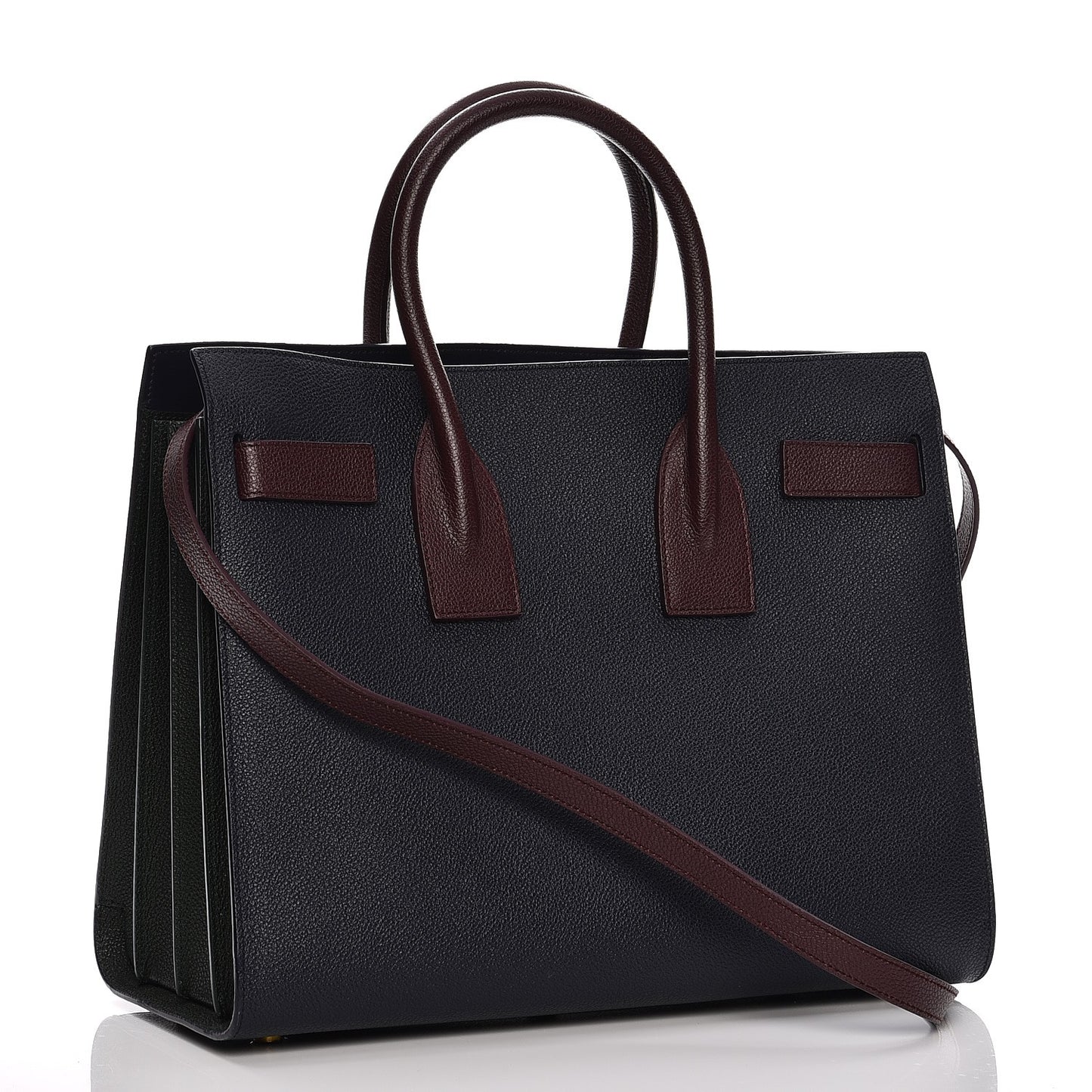 Grained Calfskin Small Sac De Jour Multi