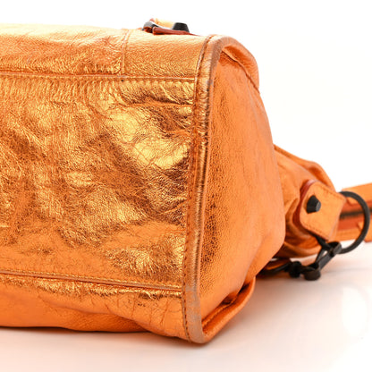 Balenciaga Metallic Agneau Classic Hardware City Orange 11 of 13
