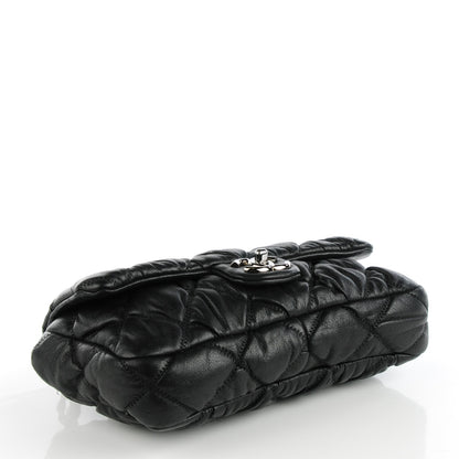 Chanel Calfskin Small Bubble Quilt Flap Bag Black 4 of 8