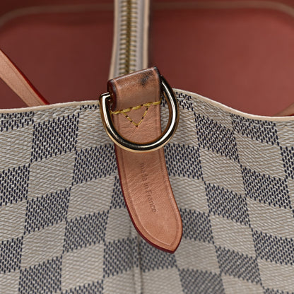 Louis Vuitton Damier Azur Braided Neonoe MM Peach Cream 11 of 19