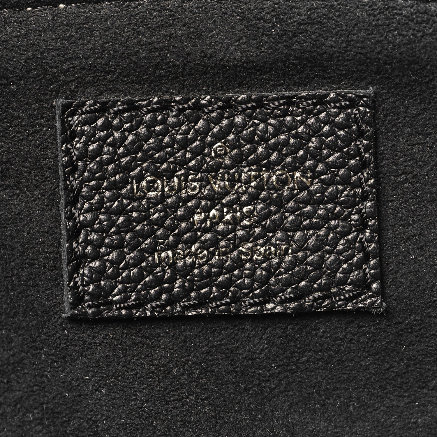 Louis Vuitton Empreinte Monogram Giant Petit Palais Black Beige 6 of 9