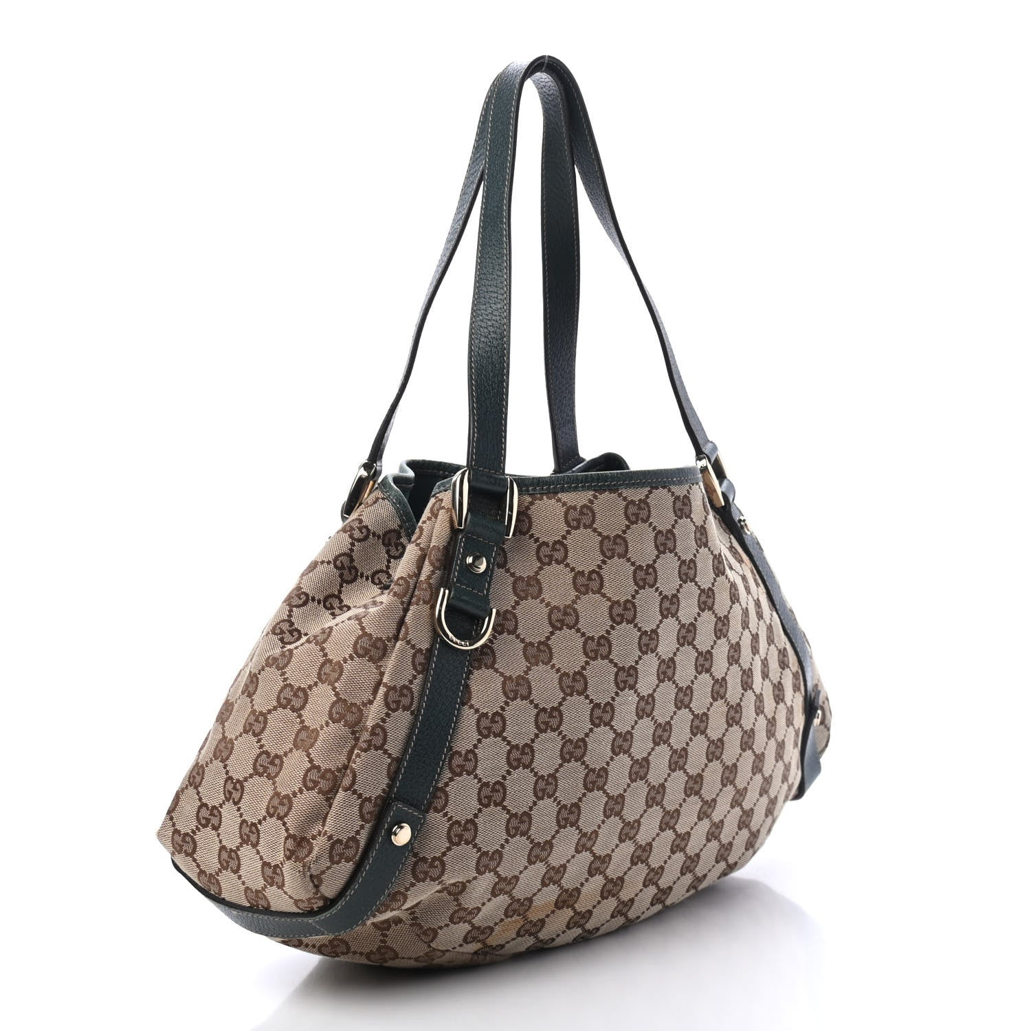 Gucci Monogram Medium Abbey Shoulder Bag Green 2 of 5