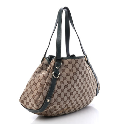 Gucci Monogram Medium Abbey Shoulder Bag Green 2 of 5