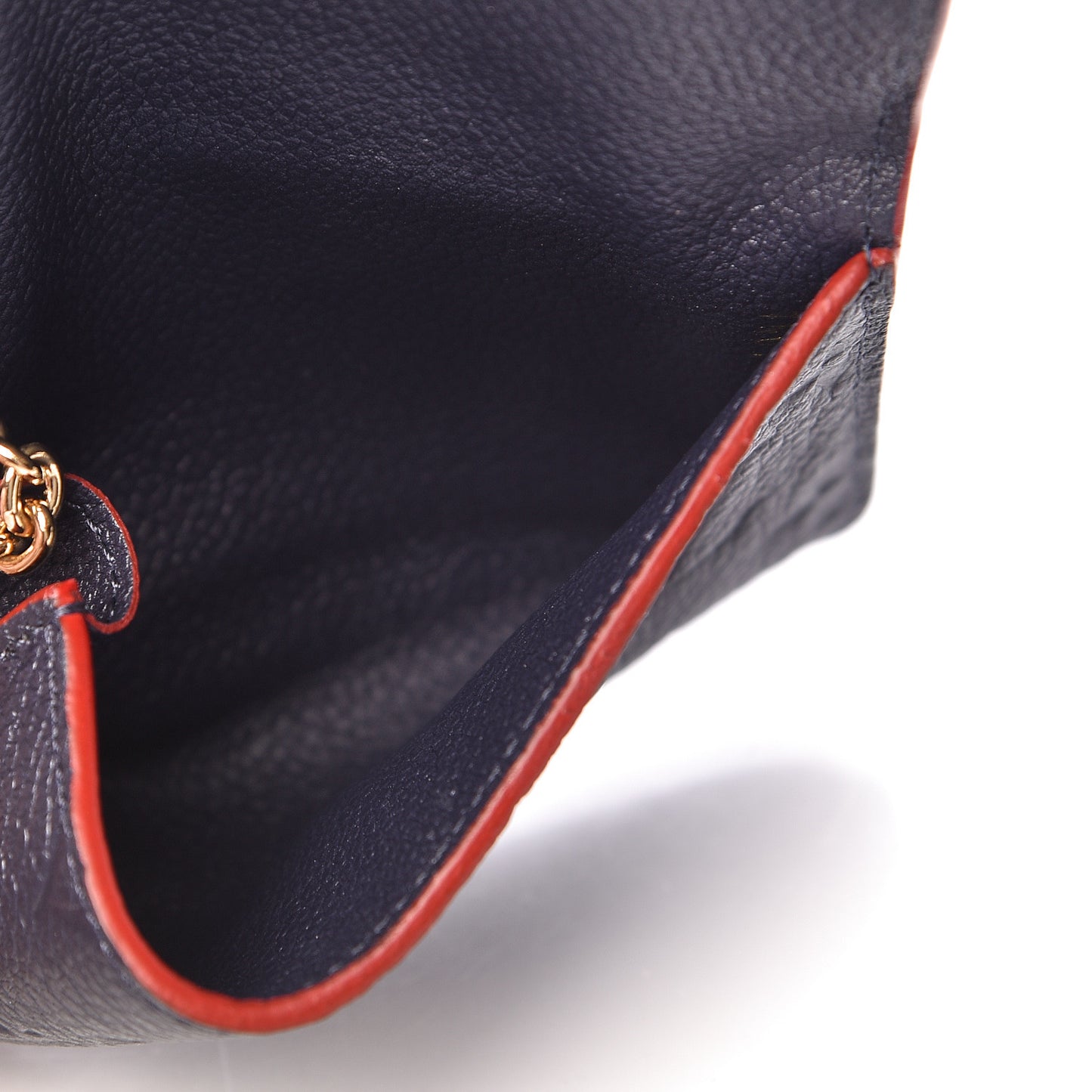Empreinte Key Pouch Marine Rouge