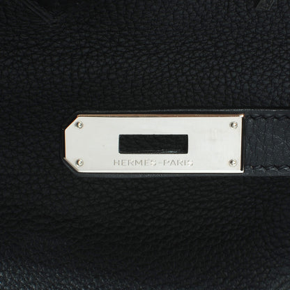 Hermes Taurillon Clemence Birkin 40 Black 8 of 9