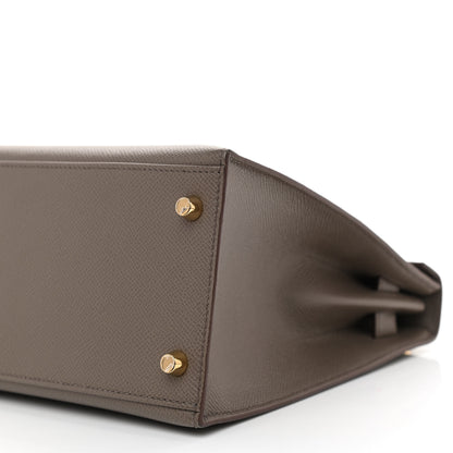 Hermes Epsom Kelly Sellier 28 Etain 10 of 11