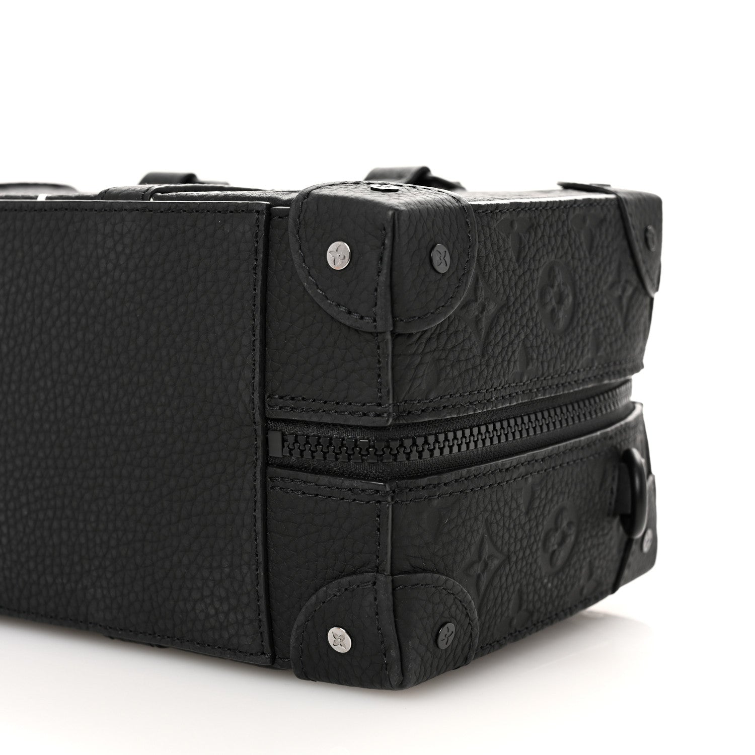 Louis Vuitton Taurillon Monogram Cartoon LV Friends Speedy Soft Trunk Black 9 of 9