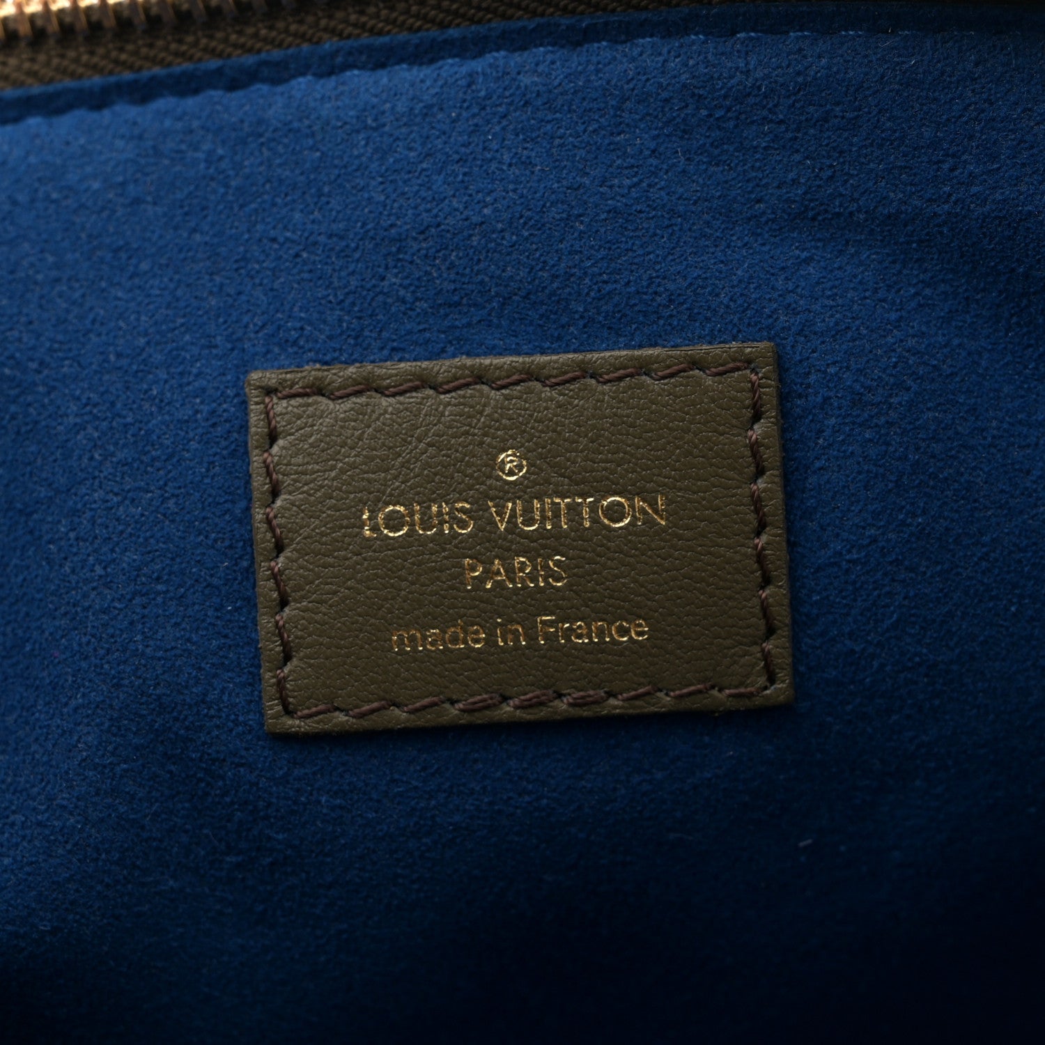 Louis Vuitton Lambskin Embossed Monogram Coussin MM Khaki 7 of 11