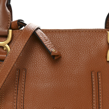 Chloe Calfskin Small Marcie Satchel Tan 8 of 12