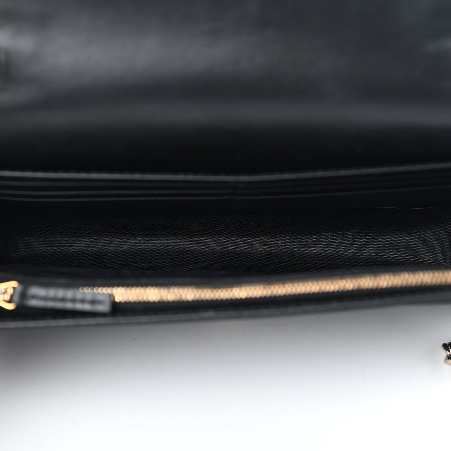 Guccissima Signature Bowy Chain Wallet Black