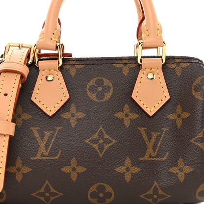 Louis Vuitton LOUIS VUITTON Monogram Nano Speedy Bandouliere 7 of 9