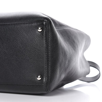Chanel Calfskin Cerf Shopper Tote Black 10 of 10