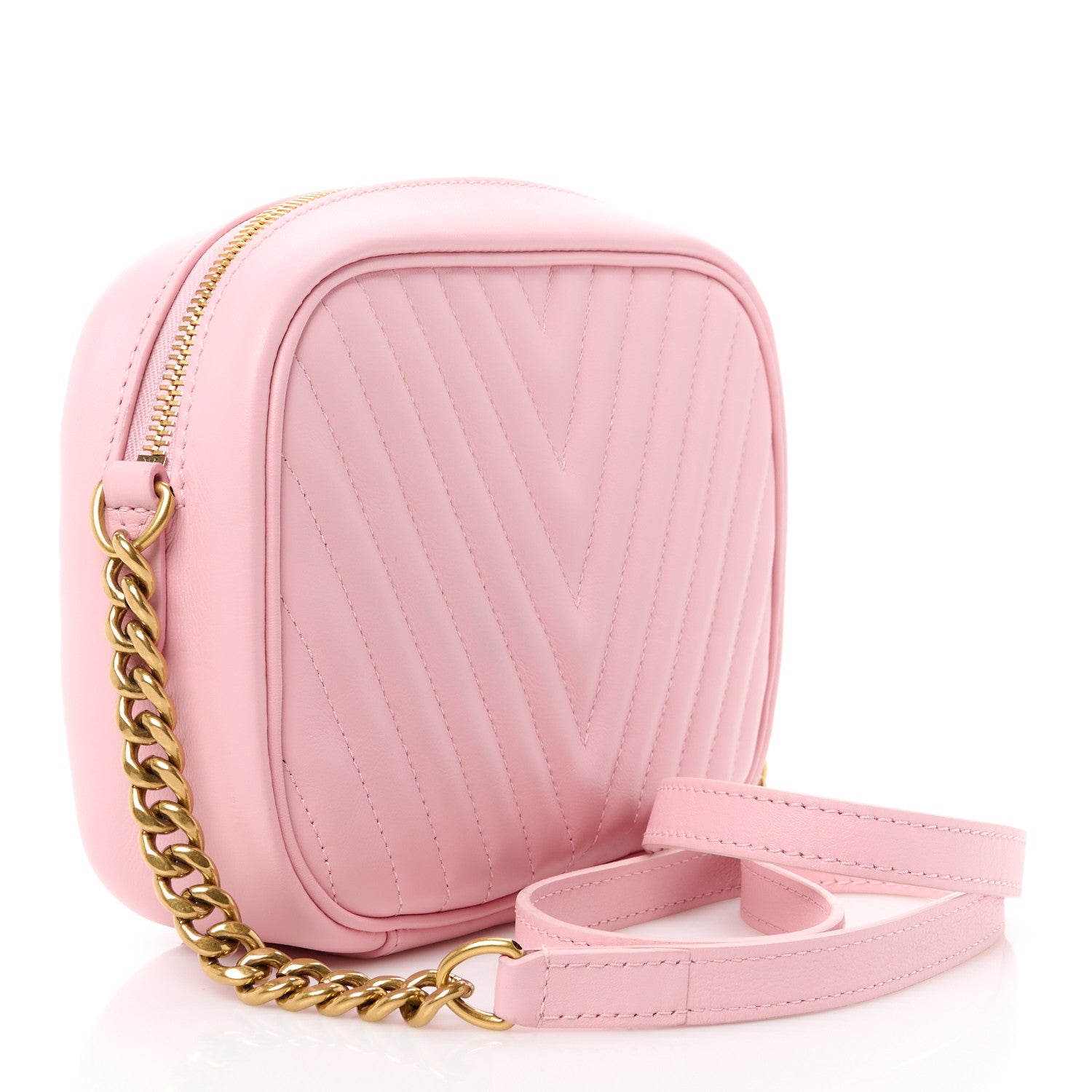Louis Vuitton Calfskin New Wave Camera Bag Smoothie Pink 3 of 12