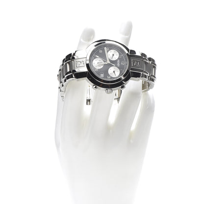 Fendi Stainless Steel 39mm Zucca Chronograph Quartz Watch Black 2 of 6